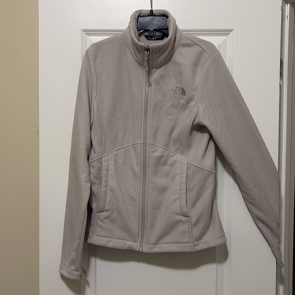 North face small zip up turtle neck